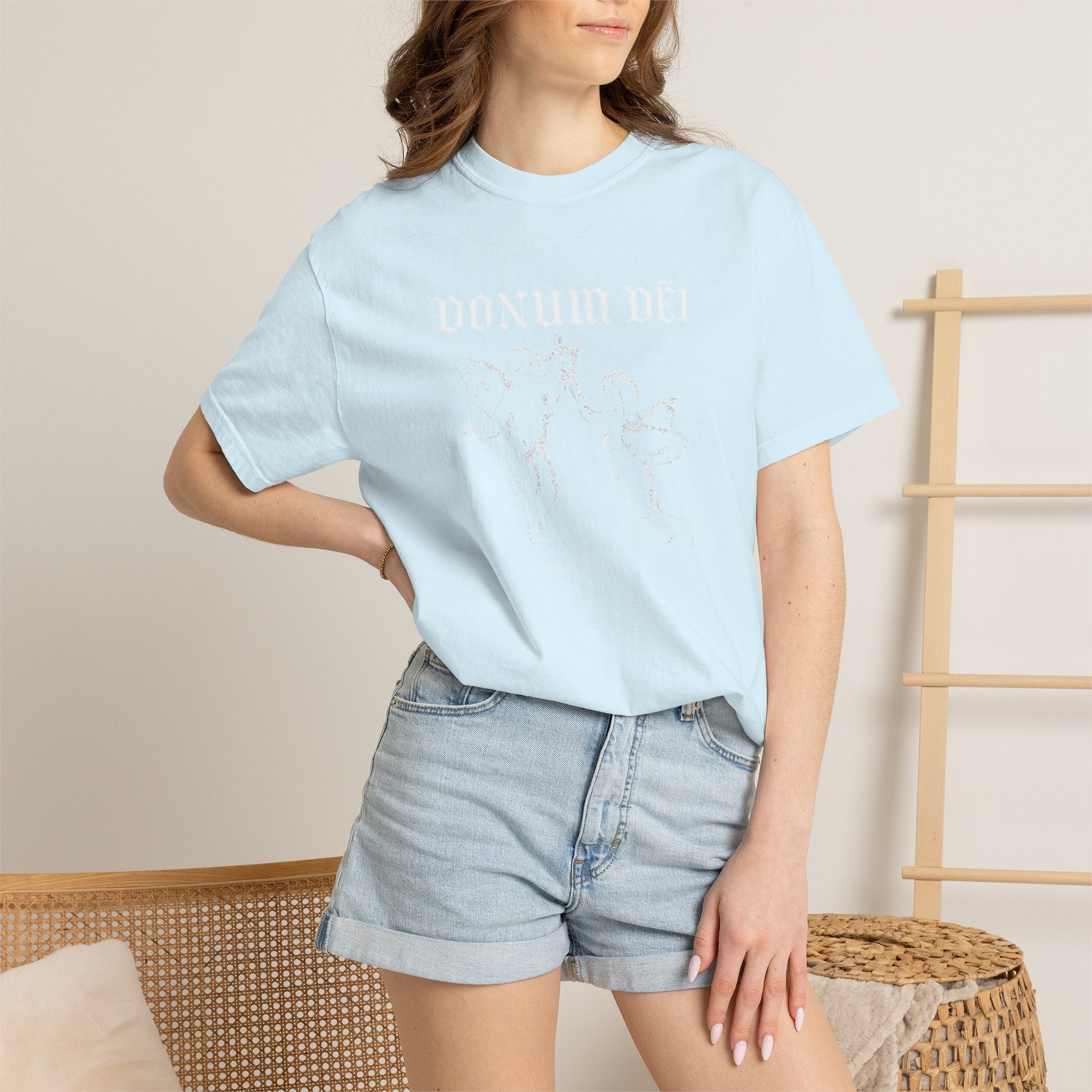 Donum Dei Summer T-Shirt — Religious Latin Faith Tee
